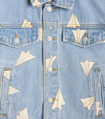 Paper Airplane denim jacket | Jellymallow