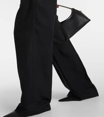 Lyocell and linen wide-leg pants | Toteme