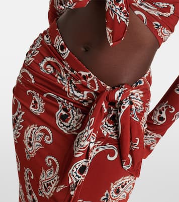 Maxirock aus Jersey | Rabanne