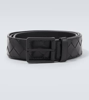 Cinturón de piel Intrecciato | Bottega Veneta