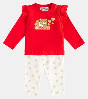 Baby jersey top and pants set | Moschino Kids