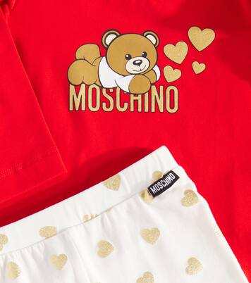 Baby jersey top and pants set | Moschino Kids