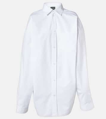 Oversized cotton poplin shirt | Balenciaga