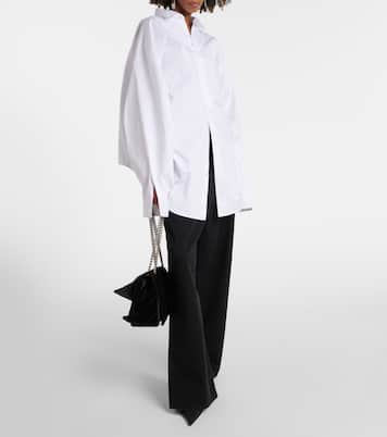 Oversized cotton poplin shirt | Balenciaga
