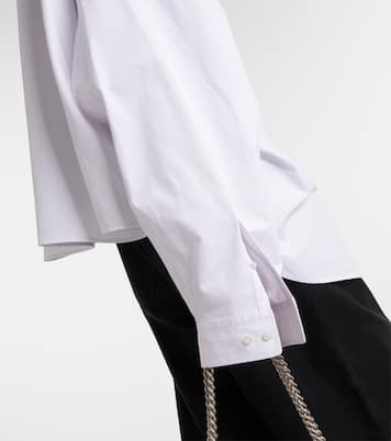 Oversized cotton poplin shirt | Balenciaga