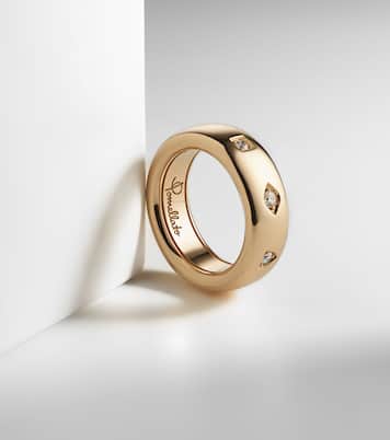 Iconica 18kt rose gold ring with diamonds | Pomellato