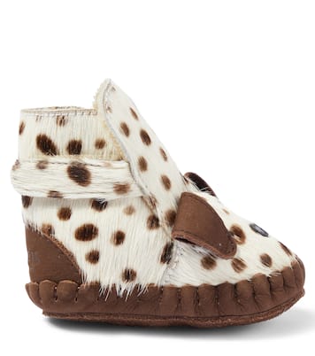 Baby Kapi calf hair booties | Donsje