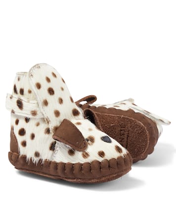 Baby Kapi calf hair booties | Donsje