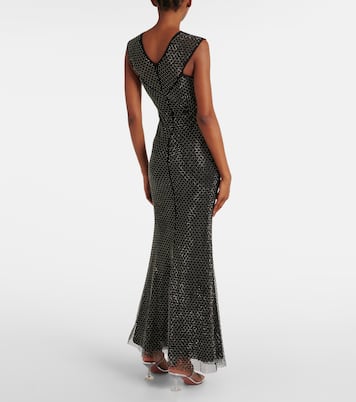 Verziertes Maxikleid | Self-Portrait