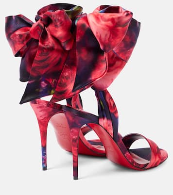 Sandale Du Désert 100 satin crêpe sandals | Christian Louboutin