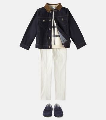 Peter cotton-blend straight pants | Bonpoint