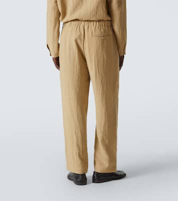 Mid-rise straight pants | Commas