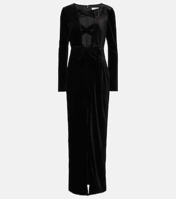 Maxikleid aus Samt | Alessandra Rich