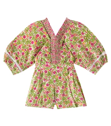 Chantal printed cotton-blend romper | Poupette St Barth Kids