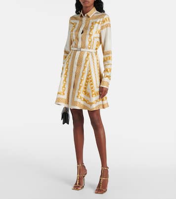 Hemdblusenkleid Versace Treasure aus Seiden-Twill | Versace