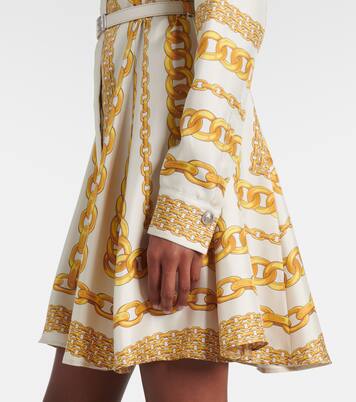 Hemdblusenkleid Versace Treasure aus Seiden-Twill | Versace