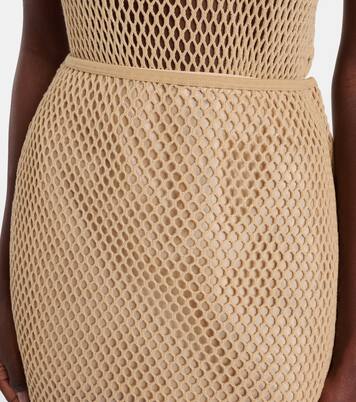 钩编中长半身裙 | Prada