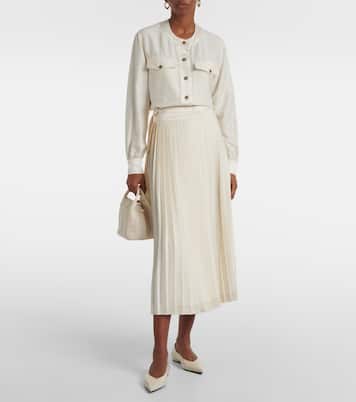 Blusa Quincy in shantung di seta | Loro Piana