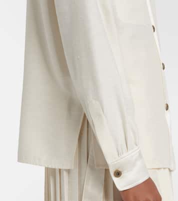 Blusa Quincy in shantung di seta | Loro Piana
