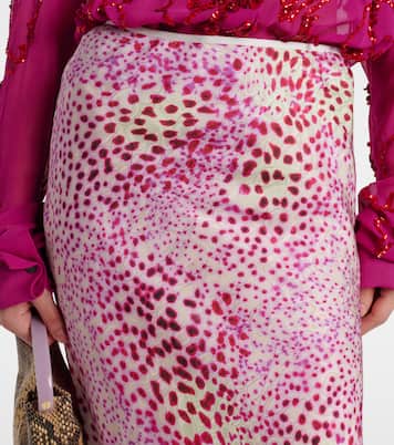 Bedruckter Midirock | Dries Van Noten