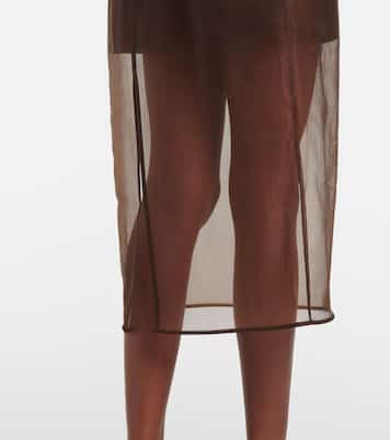 Midirock aus Chiffon | Jacques Wei