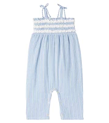 Baby Morli striped cotton jumpsuit | Louise Misha