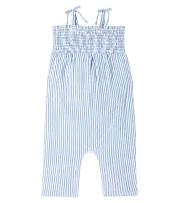 Baby Morli striped cotton jumpsuit | Louise Misha
