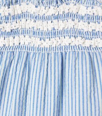 Baby Morli striped cotton jumpsuit | Louise Misha