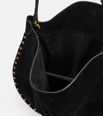 Schultertasche Oskan Soft Medium aus Veloursleder | Isabel Marant