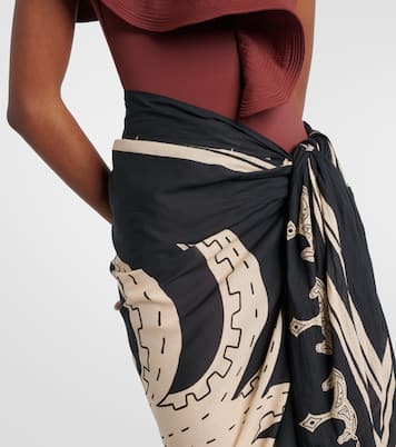 Paréo imprimé en coton | Johanna Ortiz