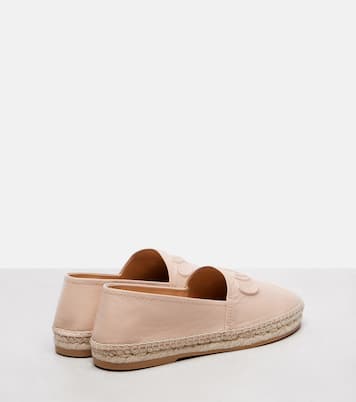 Isla logo leather espadrilles | Chloé