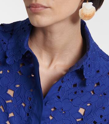 Hemd Zaffre aus Baumwolle | Rebecca Vallance