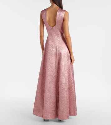 Robe longue Nodin en seersucker | Emilia Wickstead
