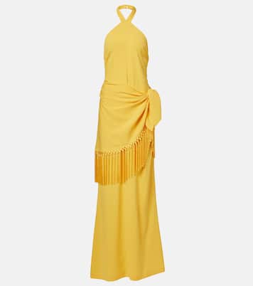 Meteora open-back crêpe cady gown | Taller Marmo