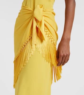 Meteora open-back crêpe cady gown | Taller Marmo