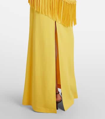 Meteora open-back crêpe cady gown | Taller Marmo