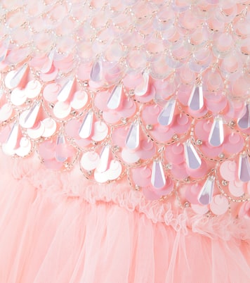 Verziertes Kleid Petal Party aus Tüll | Tutu Du Monde