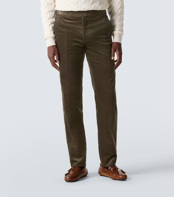 Cotton corduroy slim pants | Ralph Lauren Purple Label