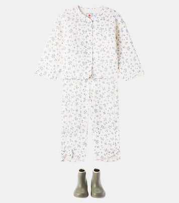 Short Mioblu en coton à fleurs | Konges Sløjd