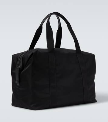 Re-Nylon leather-trimmed duffel bag | Prada