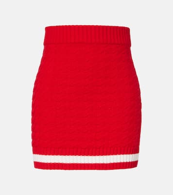 Glacier wool miniskirt | Perfect Moment