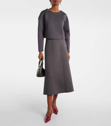 Brunate paneled midi skirt | 'S Max Mara
