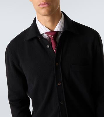 Wool, cashmere, and silk polo sweater | Brunello Cucinelli