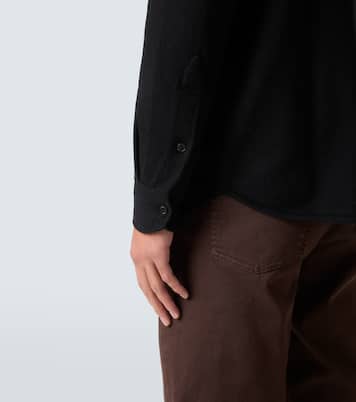 Wool, cashmere, and silk polo sweater | Brunello Cucinelli