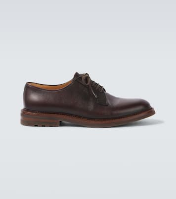 Leather Derby shoes | Brunello Cucinelli