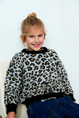 Nelia leopard-print sweater  | The New Society