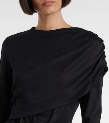 Asna draped virgin wool top | Isabel Marant