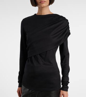 Asna draped virgin wool top | Isabel Marant