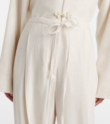 Pantalon ample à taille haute | Róhe