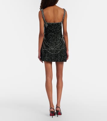 Verziertes Minikleid Chandelier | Clio Peppiatt